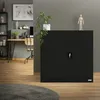 ML-Design Aktenschrank abschließbar, 90x40x90 cm Schwarz, Produktbild-Vorschau 8