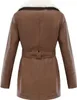 ASKSA Damen Lederjacke PolyurethanWintermantel Produktbild-Vorschau 3
