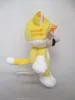 A side view of a plush toy of Mario dressed as a cat. Podgląd zdjęcia produktu