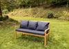 Bankkissen für 3 Personen Dunkelblau| Sitzkissen 150x60x50 Produktbild-Vorschau 2
