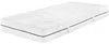 A white mattress with a black trim is shown on a white background. Produktbild-Vorschau