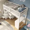 Flieks Patrová postel 90x200cm s psacím stolem a úložným Náhled obrázku produktu 3
