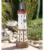 Solar-Leuchtturm Lindau, handbemalt, 84 cm, für Außenbereiche Produktbild-Vorschau