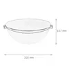Wandleuchte Glas Schirm B: 32 cm 2x E14 Wohnzimmer Flur Produktbild-Vorschau 9