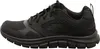 A side view of a black Skechers athletic shoe. Anteprima dell’immagine prodotto