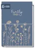 Family-Timer 2026 / A5+ / Fine Flowers Blue / Häfft-Verlag Produktbild-Vorschau 1