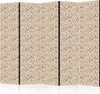 5-teiliger Doppelseitiger Vlies Paravent - Beige Nature of Produktbild-Vorschau 1