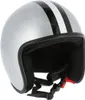 Casco Arc "Modello A-611" Retrolook - Argento con strisce, Anteprima dell’immagine prodotto 1