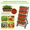 Jardinière surélevée Izrielar à 5 niveaux, 56 x 64 x 121 Voir les images du produit 10