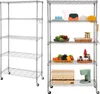 sejov Metallregal 5-stöckig, 76x35x152 cm, Silber, Produktbild-Vorschau 1
