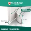 Veddelholzer 2 x 1 m zuschneidbar Türdichtung selbstklebend Produktbild-Vorschau 2