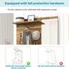 Set guardaroba MODFU in effetto legno con specchio, panca Anteprima dell’immagine prodotto 11