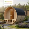 Artsauna Outdoor Fasssauna Spitzbergen 220 für 6 Personen - Produktbild-Vorschau 7