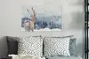 MuchoWow® - Leinwandbilder - Winter - Hirsche - Tiere, Produktbild-Vorschau 5