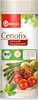 A product container with food imagery and certifications. Produktbild-Vorschau