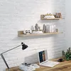 sada 3 nástěnných polic Dub Torro 39 cm Závěsná police - Náhled obrázku produktu 5