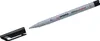 A black pen cap and a gray pen are shown against a white background. Voir les images du produit