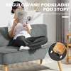 HOMCOM 2 Sitzer Sofa, Gepolsterte Couch mit Kordoptik, Produktbild-Vorschau 7