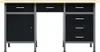 vidaXL Table de travail noire 160 x 60 x 85 cm acier Voir les images du produit 2