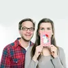 Mr. & Mrs. Panda Postkarte Einhorn Weihnachtsmann - Rot Produktbild-Vorschau 4