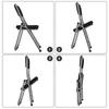 2er Set Klappstühle Stuhl klappbar Metall Gepolstert Produktbild-Vorschau 2