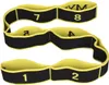 Merco Yoga 8 Cell Stretching Strap Yellow Pack 1 pc Voir les images du produit 1