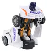 Samochód-Robot Policja Biały 2w1 Transformacja Podgląd zdjęcia produktu 3