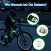 6er Set LED Klack-Armband aus Nylon, LED Leuchtarmband Produktbild-Vorschau 5
