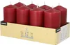 STARPAK Bougie ronde diamètre : 50 mm bordeaux 8 pièces Voir les images du produit 4