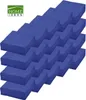1000 Serviettes bleu 33x33cm 3 plis 1/4 Serviettes en Voir les images du produit 1