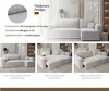 Idohome Ecksofa, Eckcouch mit Schlaffunktion – universell Produktbild-Vorschau 6