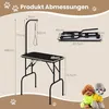 Table de toilettage réglable pour animaux, pliable, surface Voir les images du produit 2