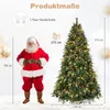 COSTWAY 210 cm Künstlicher Weihnachtsbaum mit 1198 Produktbild-Vorschau 3