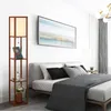 Dřevěná stojací lampa s LED žárovkou E27, vhodná do Náhled obrázku produktu 6