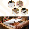KAPAK 5er Pizzakarton Weiß 32x32x4 cm für Gastronomie Produktbild-Vorschau 5