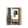 Garderobenkombination Artisan Eiche mit Spiegelglas, Produktbild-Vorschau 16