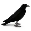 Rabe 30cm Krähe Vogel Schwarz Realistisch Deko Stofftier Produktbild-Vorschau 3