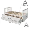 Flieks Holzbett 90x200cm mit Ausziehbett, Jugendbett mit 3 Produktbild-Vorschau 5