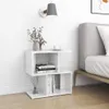 vidaXL Stolik nocny biały wysoki połysk 50x30x51,5 cm Podgląd zdjęcia produktu 1