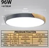 LARS360 LED Deckenleuchte aus Holz, Graue Außenhülle, Produktbild-Vorschau 2