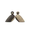 Two wooden bird figures are placed side-by-side against a white background. Náhled obrázku produktu