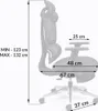 Fotel biurowy ergonomiczny KB106 czarny Podgląd zdjęcia produktu 9