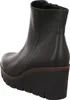 A black wedge boot shown from the side. Produktbild-Vorschau