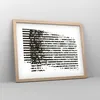 Gerahmtes Poster - Rahmen in heller Eiche - Abstraktion Produktbild-Vorschau 8