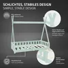 A diagram of a child's bed with callouts highlighting its features. Produktbild-Vorschau
