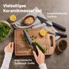 Keramisches Messerset 3-teilig - Kochmesser, Santokumesser Produktbild-Vorschau 2
