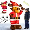 MONZANA® Aufblasbares Rentier 135cm LED Beleuchtet Produktbild-Vorschau 1