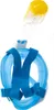 Maschera completa per lo snorkeling, pieghevole S/M blu Anteprima dell’immagine prodotto 6