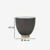 Mauro Ferretti Couchtisch Elge Ø 46x45 cm grau Produktbild-Vorschau 13