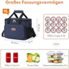 15L 12 Dosen Kühltasche klein unterwegs, Isolierte Cooler Produktbild-Vorschau 4
